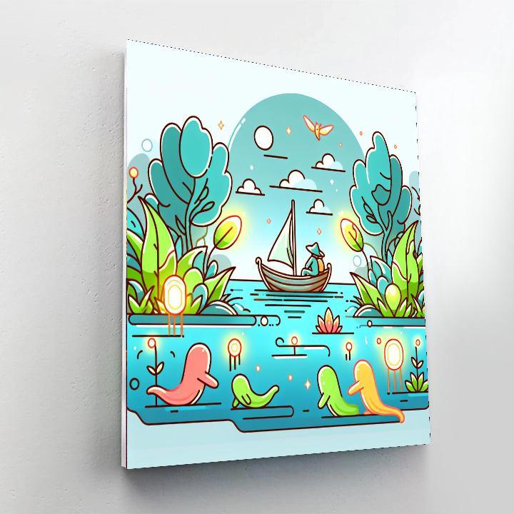Mystic River Adventure Paint By Numbers Kits