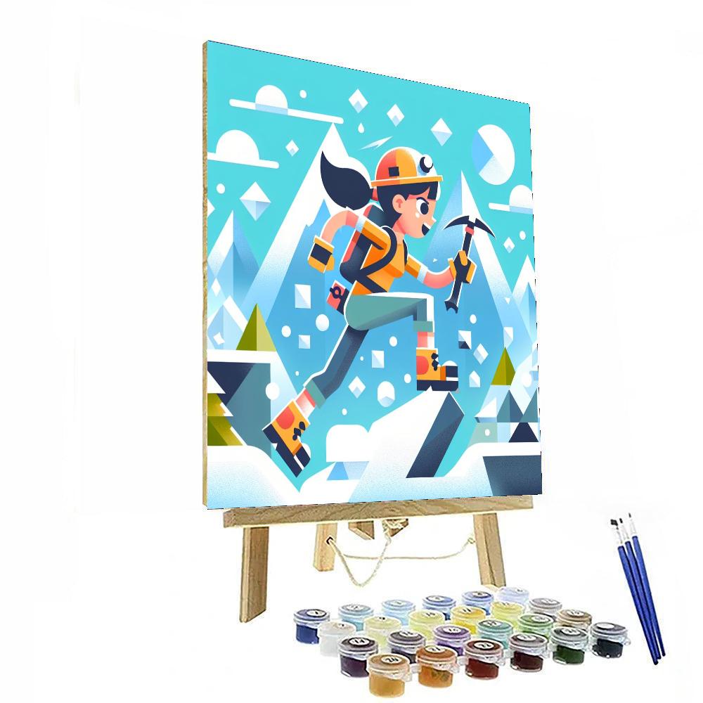 Mountain Expedition Adventure Painting Number Kit