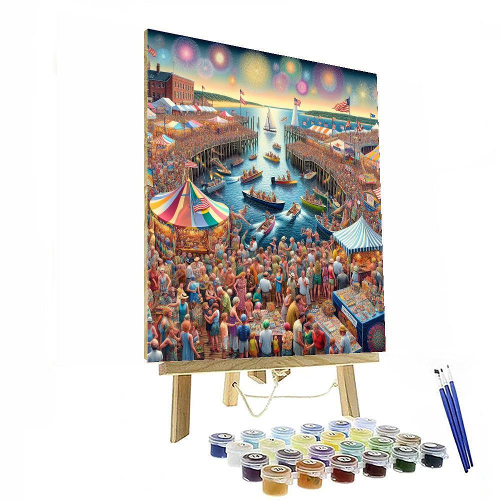 Harbourfest - Norfolk, Usa Paint By Numbers Kits