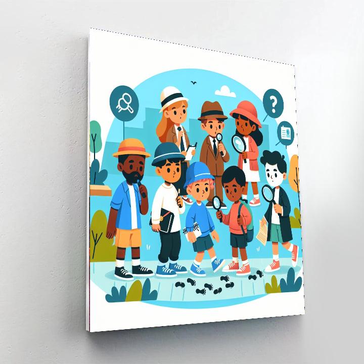 Mystery Detective Quest Paint By Number