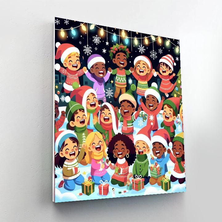 Charming Holiday Adventure Number Painting