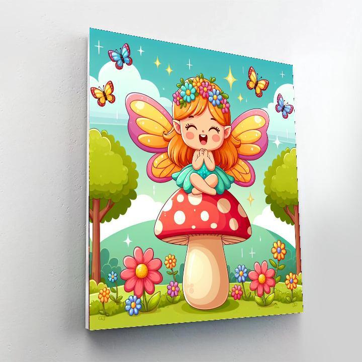 Magic In The Fairy Garden Painting Number Kit
