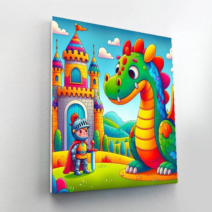 Fairytale Fantasy Quest Paint By Numbers Art