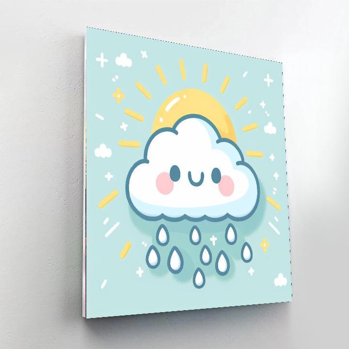 Joyful Cloud Paint By Numbers Kits