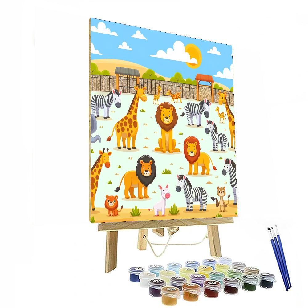 Zoo Zest Paint By Numbers