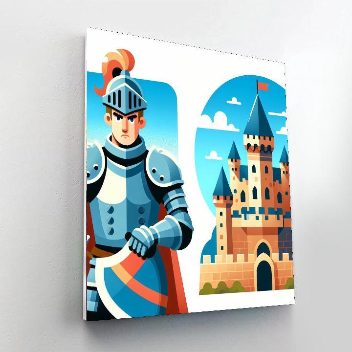 Castle Siege Numbered Painting Kits