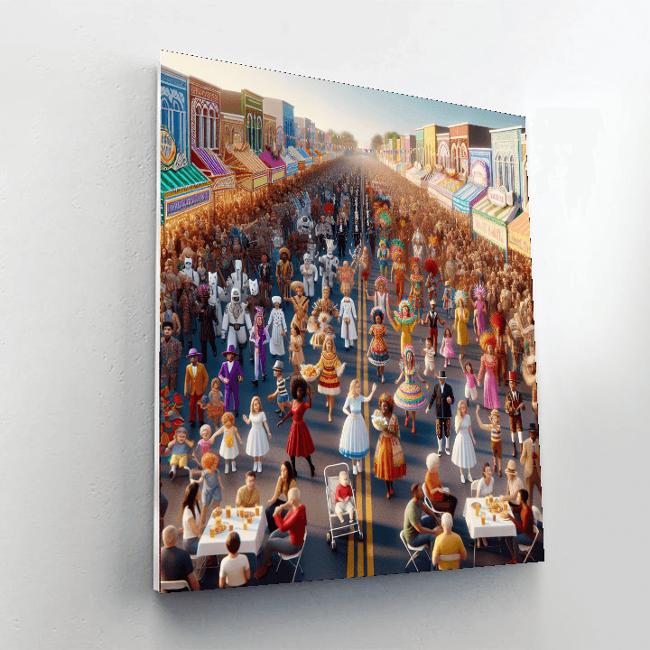 Omagh Carnival - Omagh, Northern Ireland Painting Number Kit