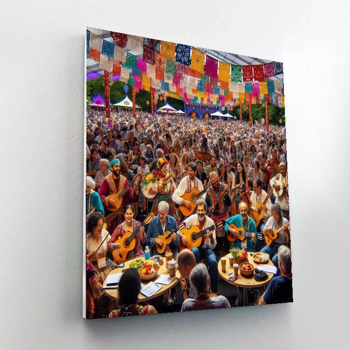 Folk Life Festival Painting Number Kit