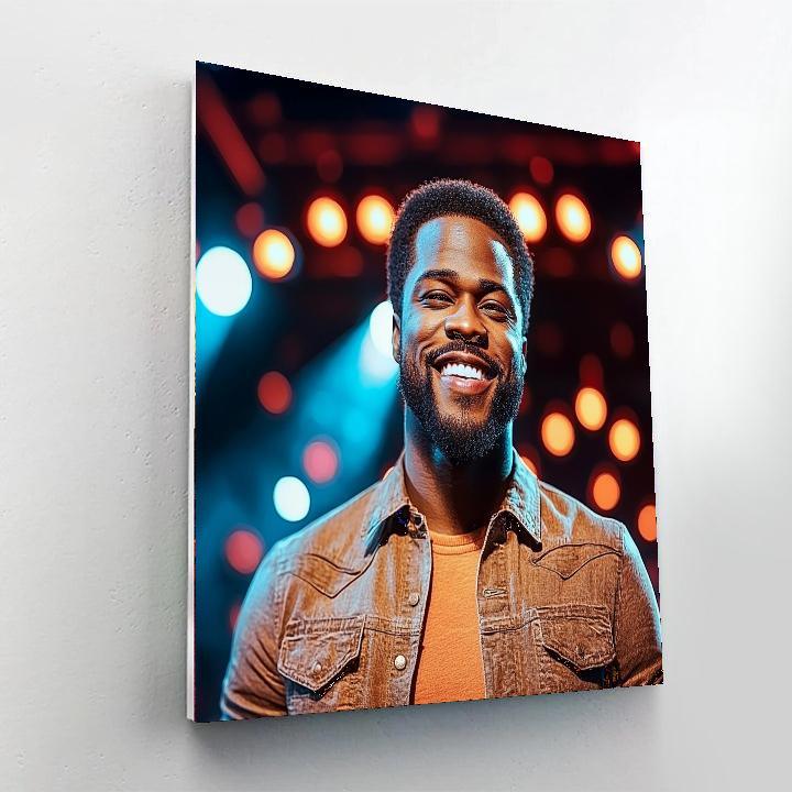 Kevin Hart: The Comedic Energy Of Laughter Unleashed Numbered Painting Kits