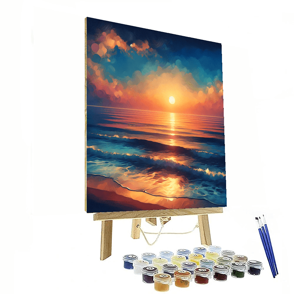 Coastal Sunrise Harmony Numbered Painting Kits