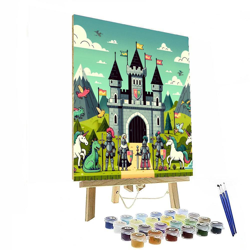 Hero's Medieval Adventure Numbered Painting Kits