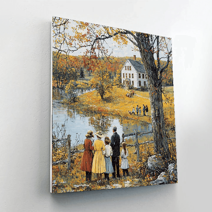 Rockwell Inspired Historical Narratives  Numbered Painting Kits