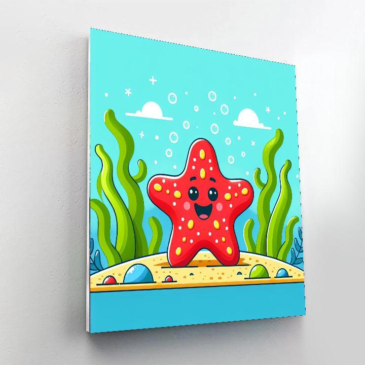 Radiant Starfish Paint By Numbers Kits