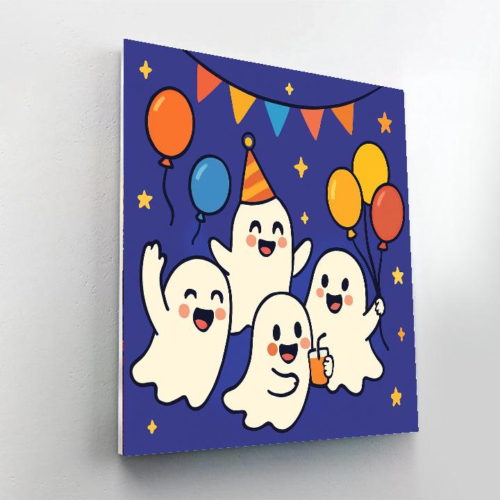 Friendly Ghost Party Paint By Numbers Kits