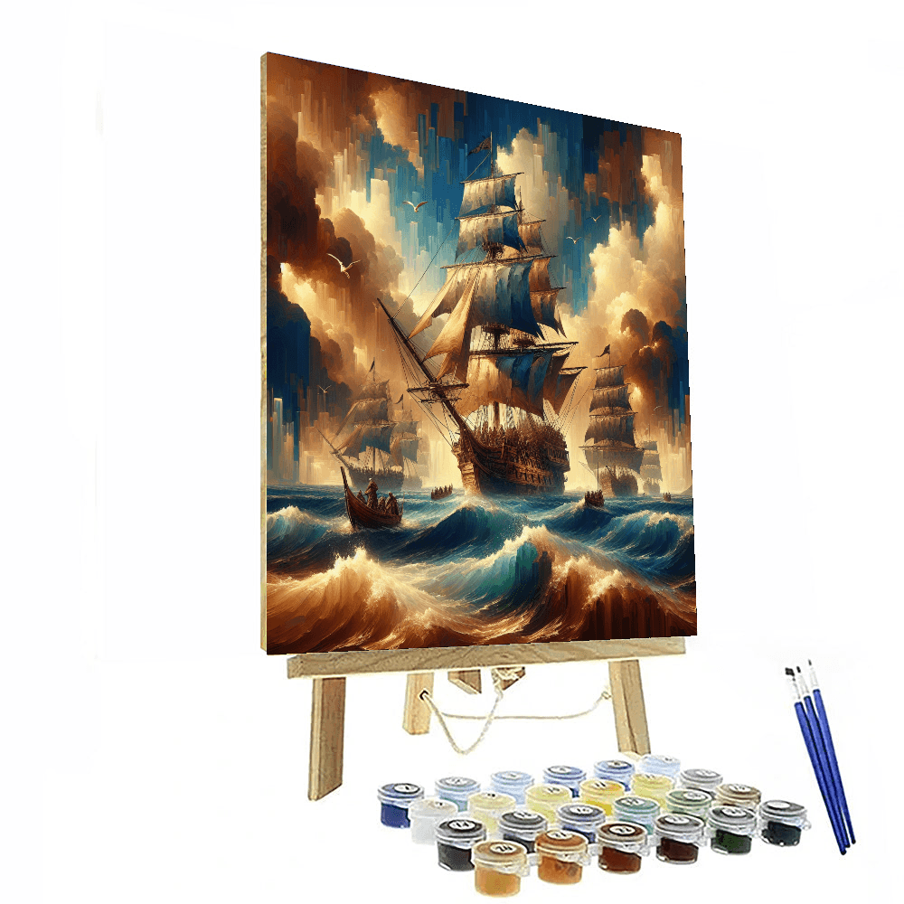 Adventurous Pirate Treasure Painting By Numbers Kit