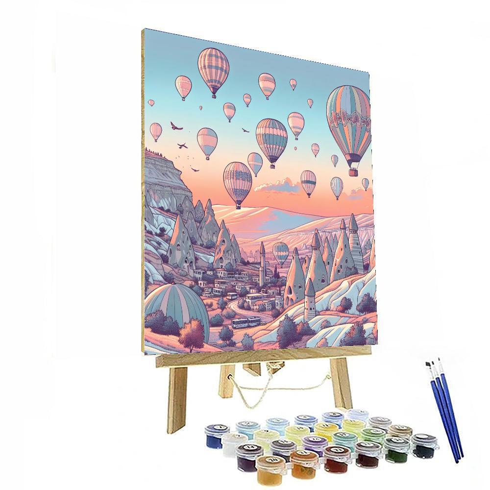 Hot Air Balloon Festival - Cappadocia Numbered Painting Kits