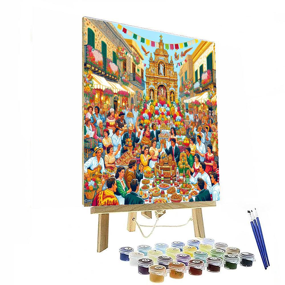 Feast Of St. Joseph Paint By Numbers Kits