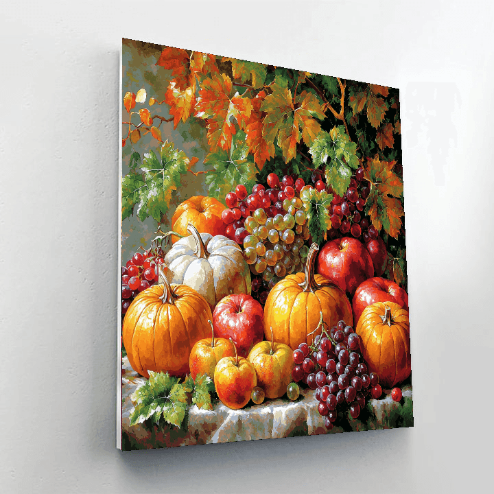 Jean-Baptiste-Siméon Chardin Inspired Bountiful Harvest Paint By Numbers Kits