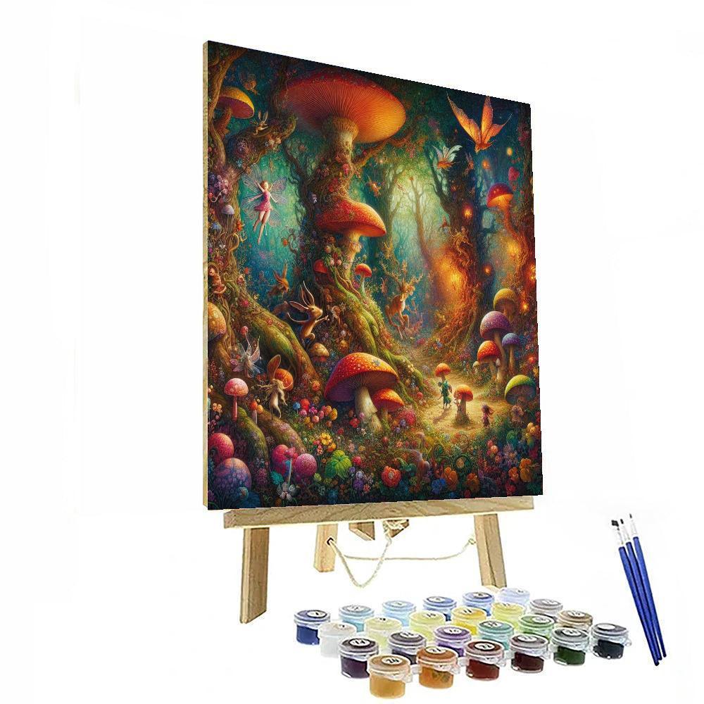 Adventure In A Magical Forest Painting Number Kit
