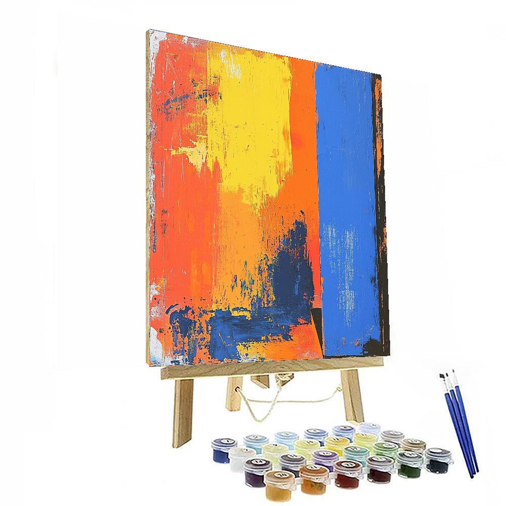 Jean-Michel Basquiat Inspired Chaotic Harmony  Paint By Numbers Kits