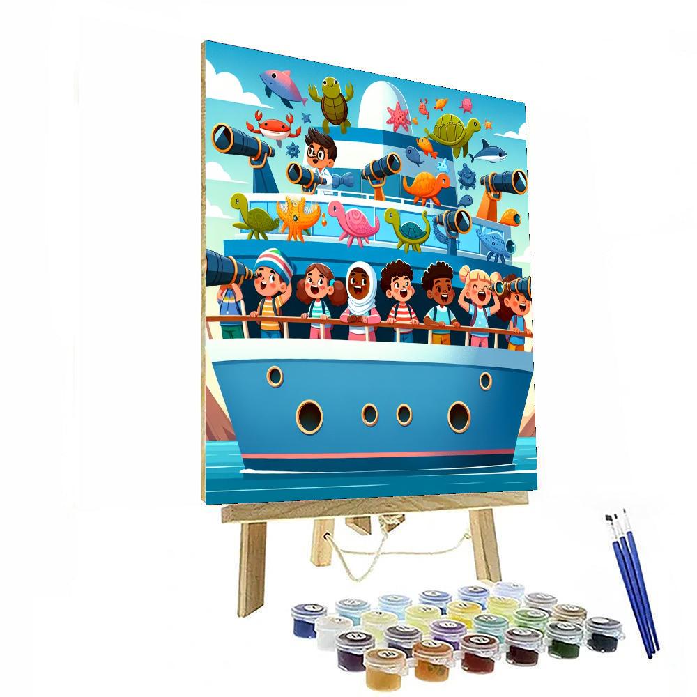 Ocean Explorer’s Voyage Number Painting