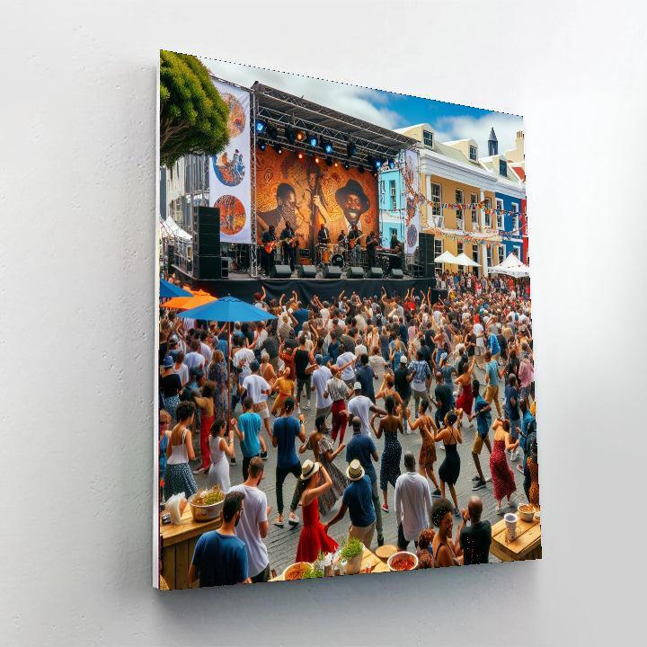 The Cape Town Jazz Festival Number Painting