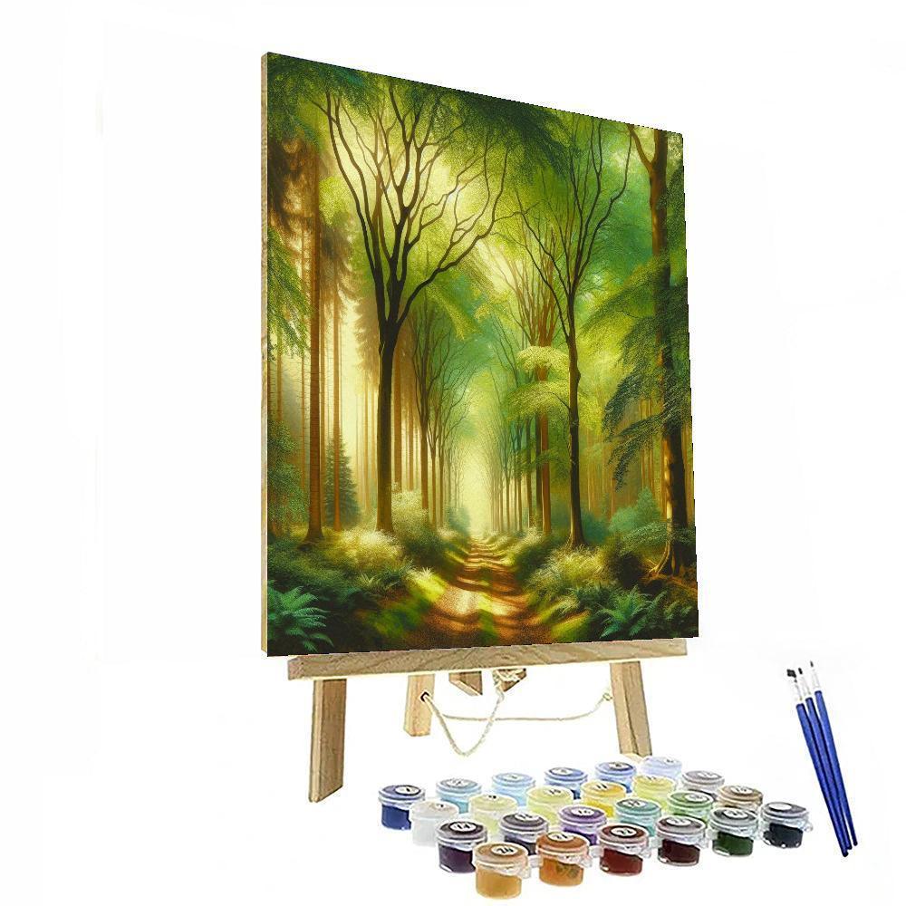 Mystic Woodland Path Painting By Numbers Kit