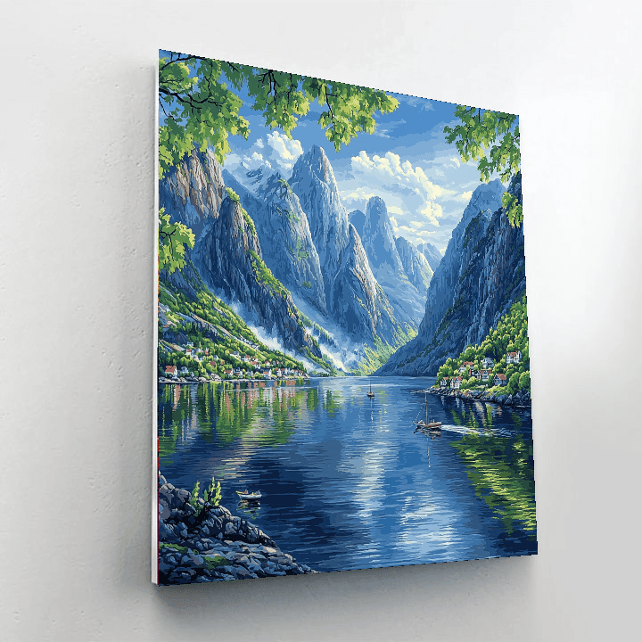 Sognefjord - Norway Paint By Numbers Kits