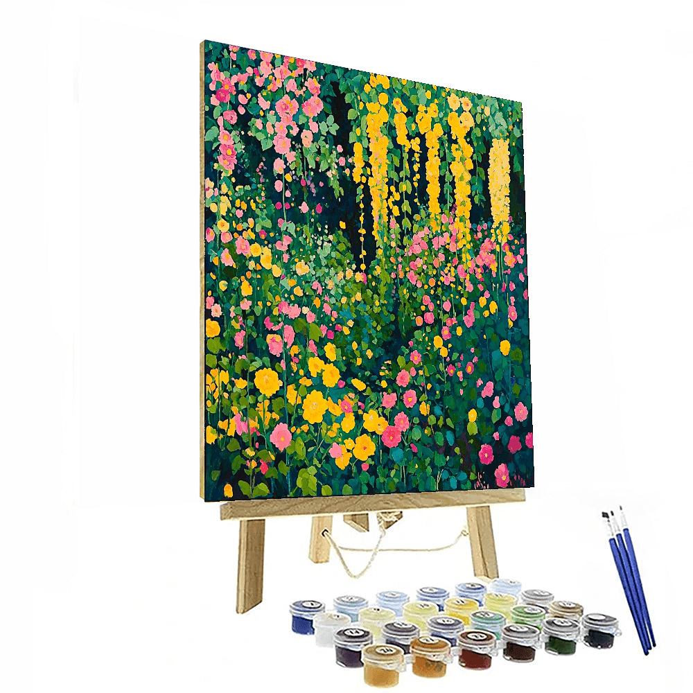 Klimt Inspired Enchanted Spring Awakening  Painting By Numbers Kit