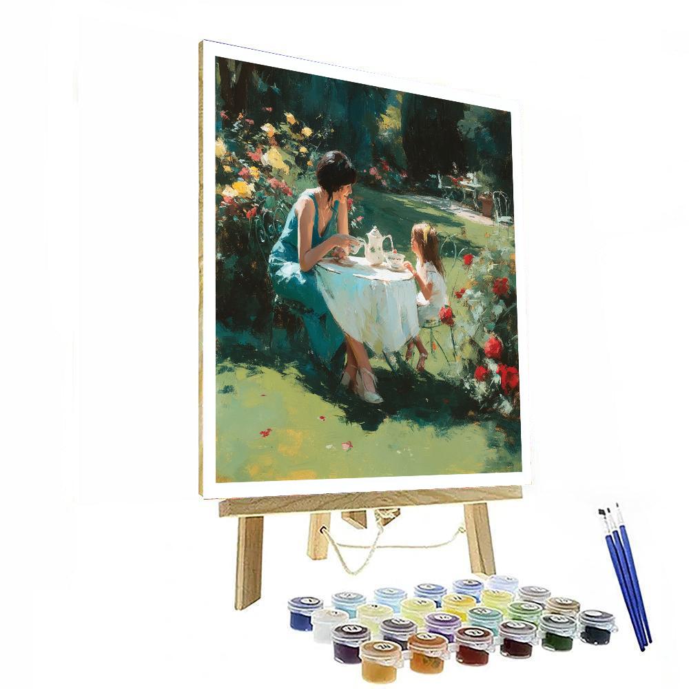 Breezy Garden Tea Paint By Color