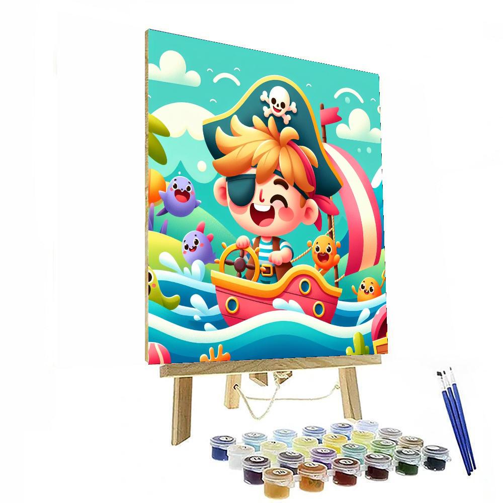 Adventurous Little Pirate Numbered Painting Kits