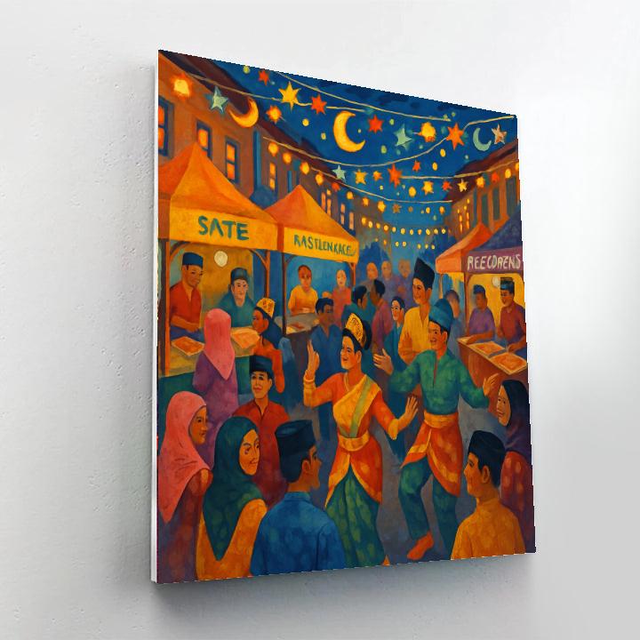 Eid Festival - Singapore Paint By Number