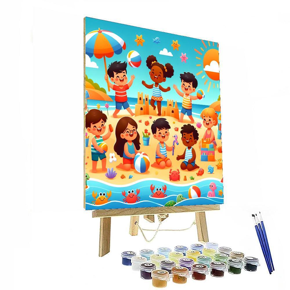 Fun In The Sun Beach Party Paint By Numbers