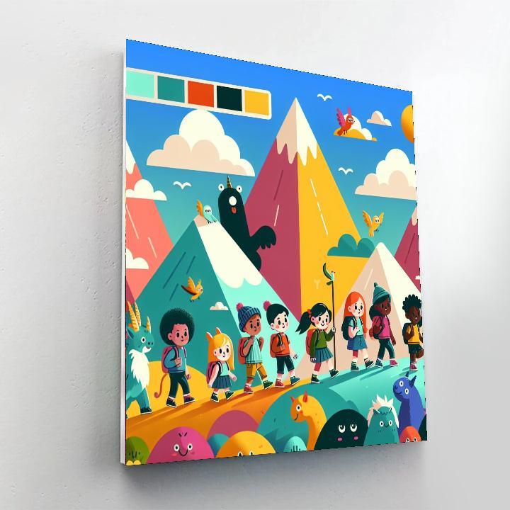 Mystical Mountain Expedition Numbered Painting Kits