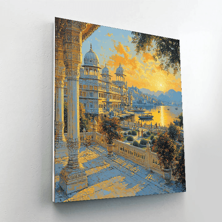 Udaipur's City Palace Numbered Painting Kits