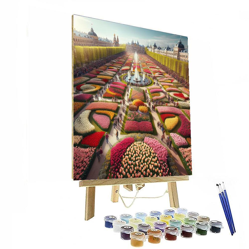 Istanbul Tulip Festival - Istanbul, Turkey Paint By Numbers Art