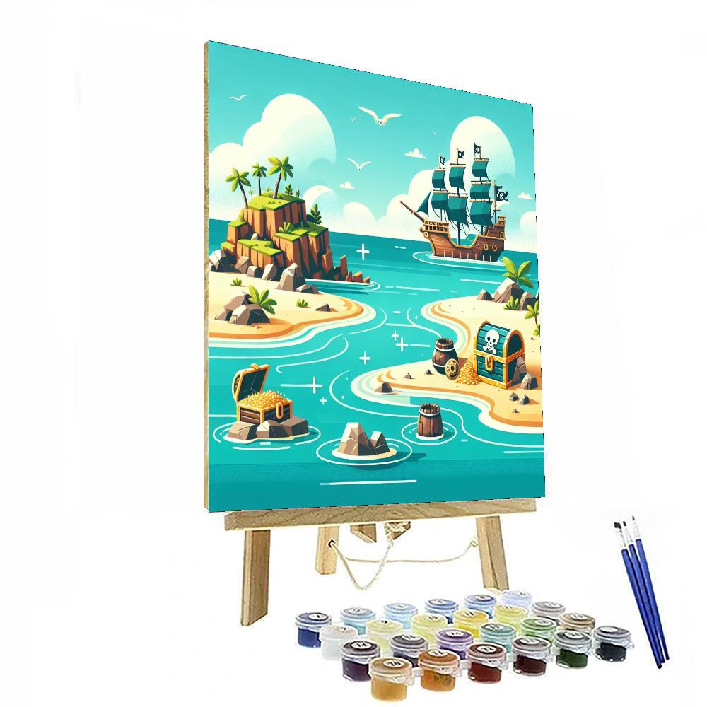 Pirate's Hideout Numbered Painting Kits