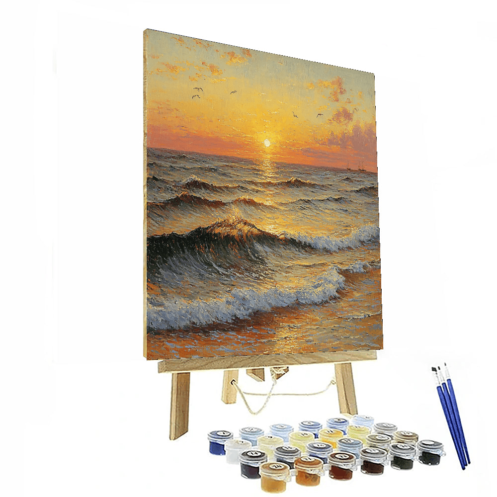 J.M.W. Turner Inspired Tranquil Seascapes  Paint By Numbers
