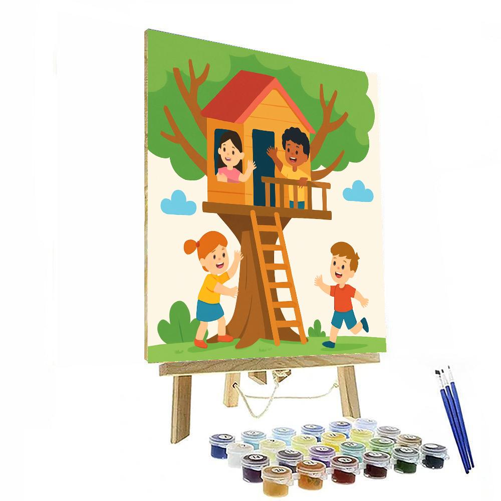 The Treehouse Adventure Paint By Number