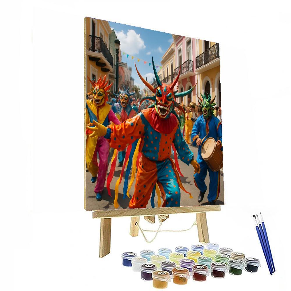 Carnaval De Ponce - Puerto Rico Paint By Numbers Kits