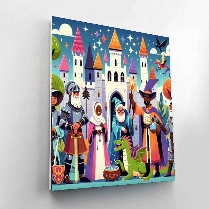 Adventurous Castle Quest Paint By Number