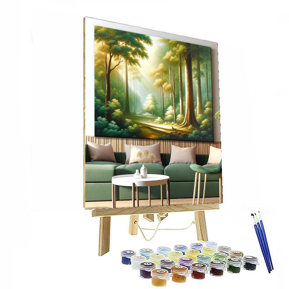 Gentle Woodland Retreat Numbered Painting Kits
