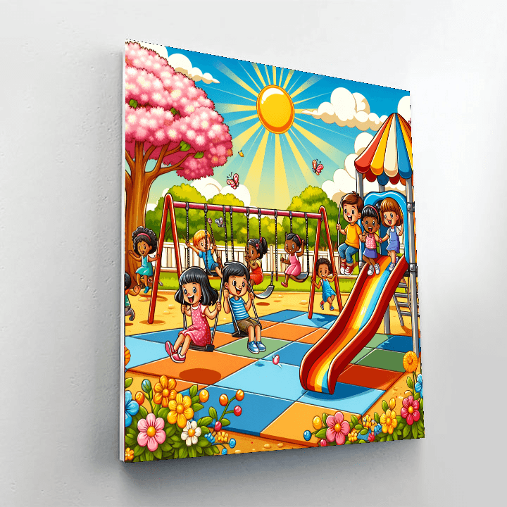 Playful Playground Adventure Numbered Painting Kits
