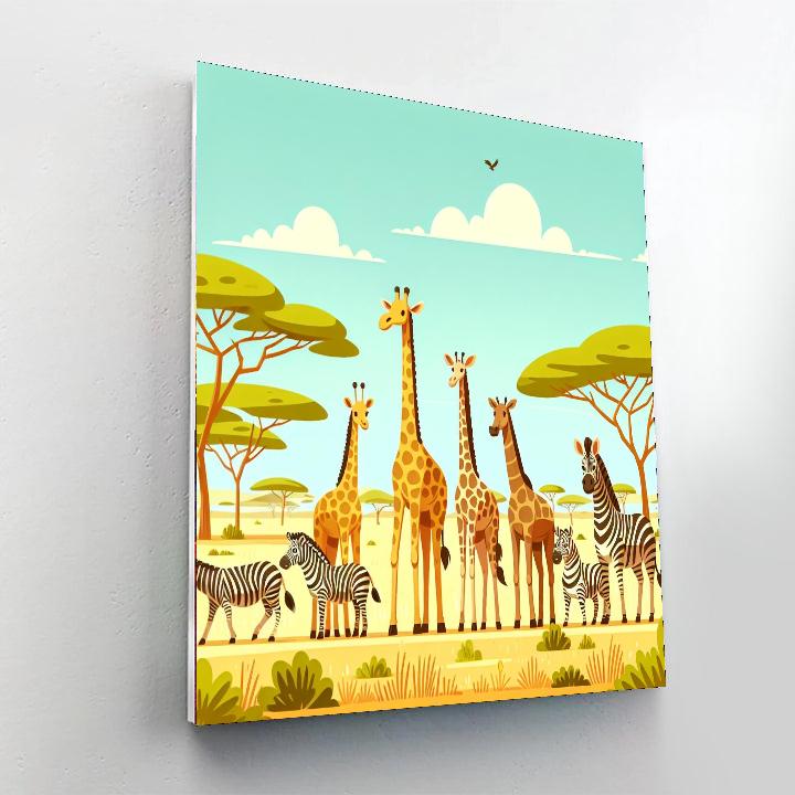 Safari Of Dreams Paint By Numbers