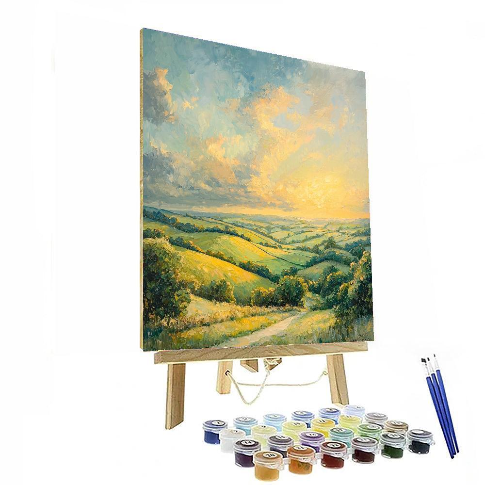 John Constable Inspired Sunshine And Shadows  Paint By Numbers Kits