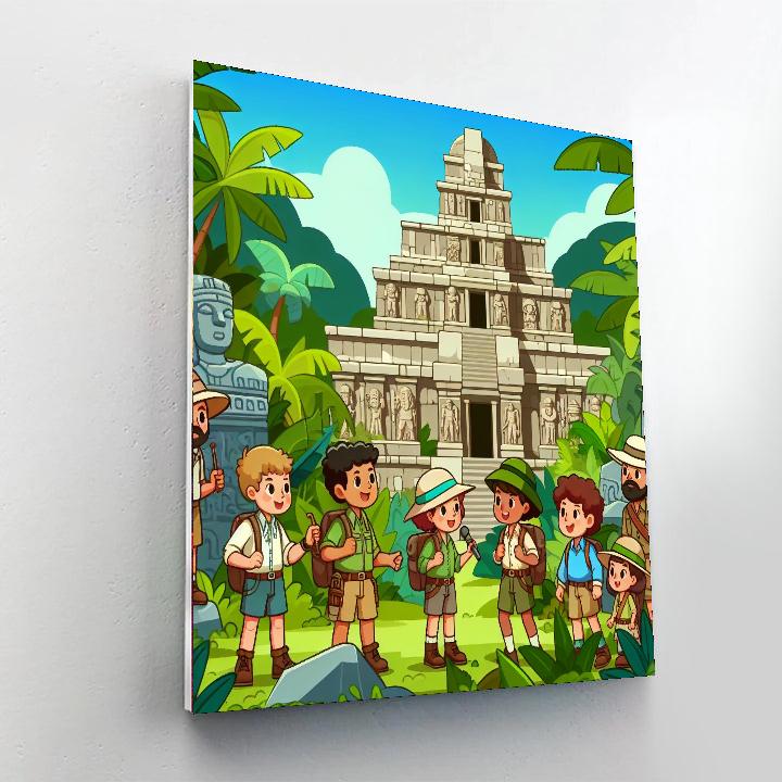 Ancient Adventures Number Painting