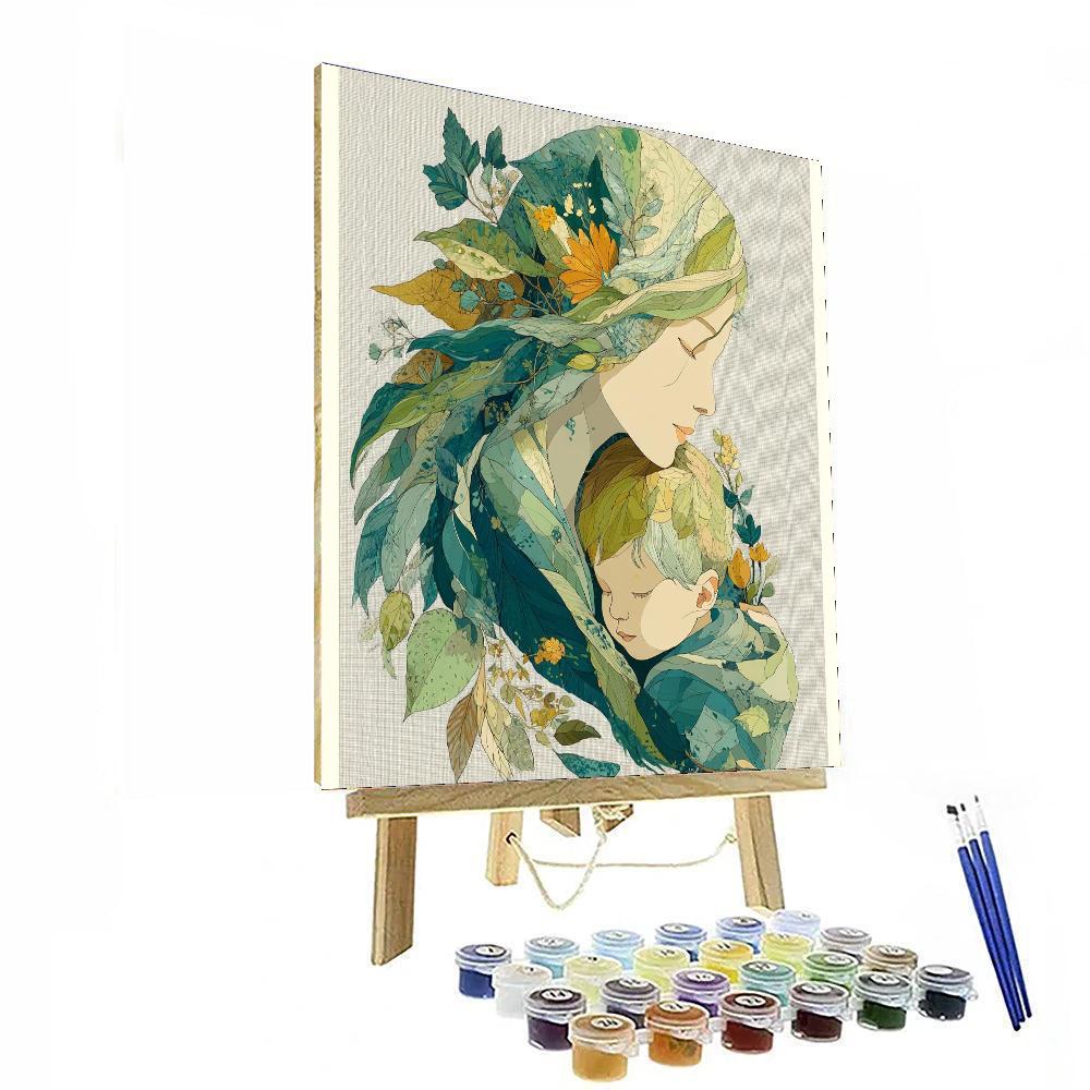 Mother Nature’s Embrace Painting Number Kit