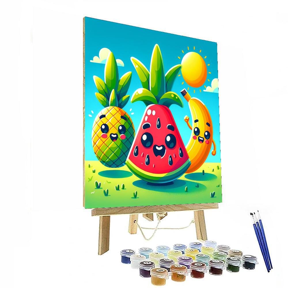 Gigantic Fruit Adventure Painting By Numbers Kit