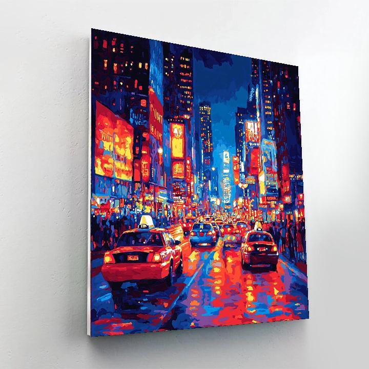 Edward Hopper Inspired City Nights  Paint By Color