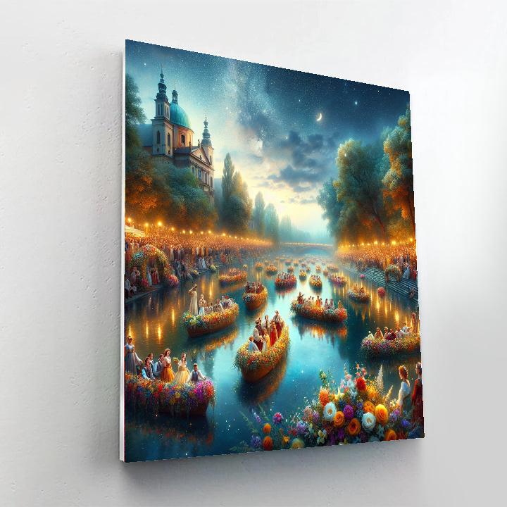 Kraków's Wianki Paint By Numbers Art